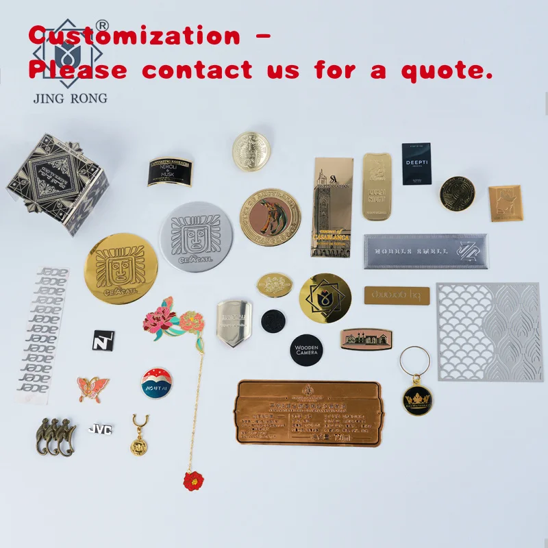 

custom.Metal Sticker Sheet Embossed Custom Luxury Anti-Adhesive Sticker Perfume Ultra Thin Printed Steel Mi