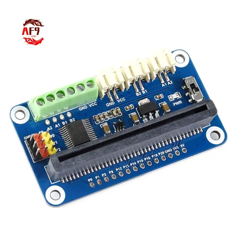 

AF90-для платы драйвера двигателя Micro-Bit может управлять двухканальными двигателями постоянного тока идеально подходит для робототехники и проектов «сделай сам»