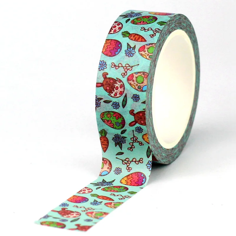 

1 шт., декоративная лента для украшения пасхальных яиц и листьев, 10 м