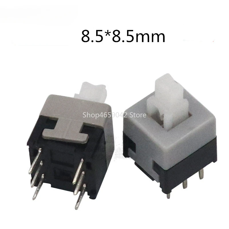 10Pcs Non-Self-Locking Switch / Self-Locking Switch 5.8*5.8 7*7 8*8 8.5X8.5MM Key Switch Cap Switch