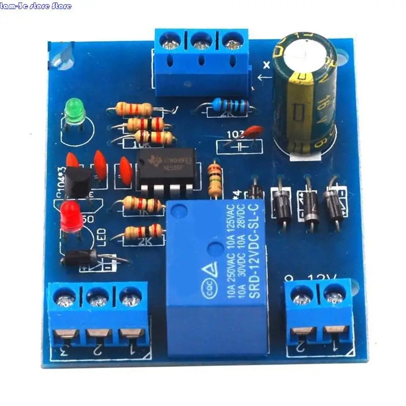 D0UA 저수지 워터 펌프 자동 제어 시스템 12V 릴레이 회로 주택 설치