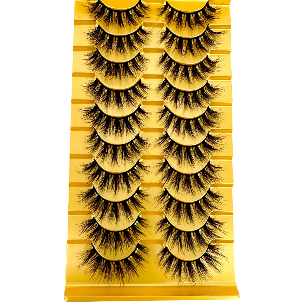 38 Stile 10 Paar Natürliche Lange 3D Nerz Falsche Wimpern Make-up-Set Nerz-Wimpernverlängerung Kurze Wimpern – Detail 24