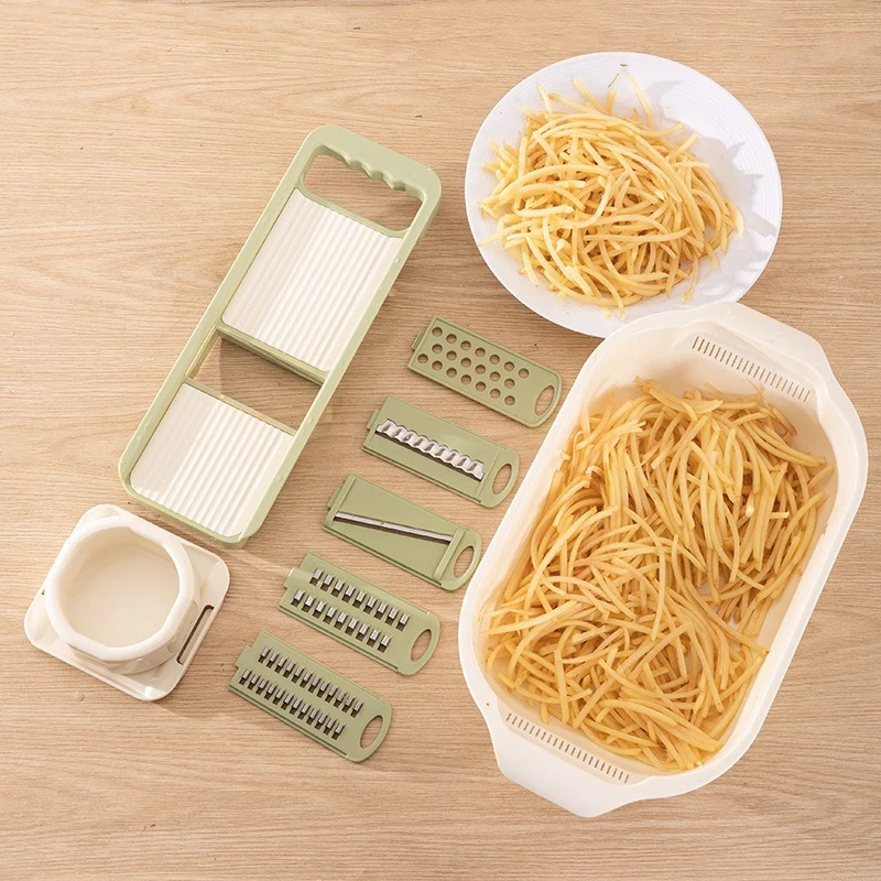 Kitchen Manual Vegetable Slicer Commercial Furniture Shop Tool Vegetable Slicer Portable Plastic Нарезатель Овощей MH40QCJ