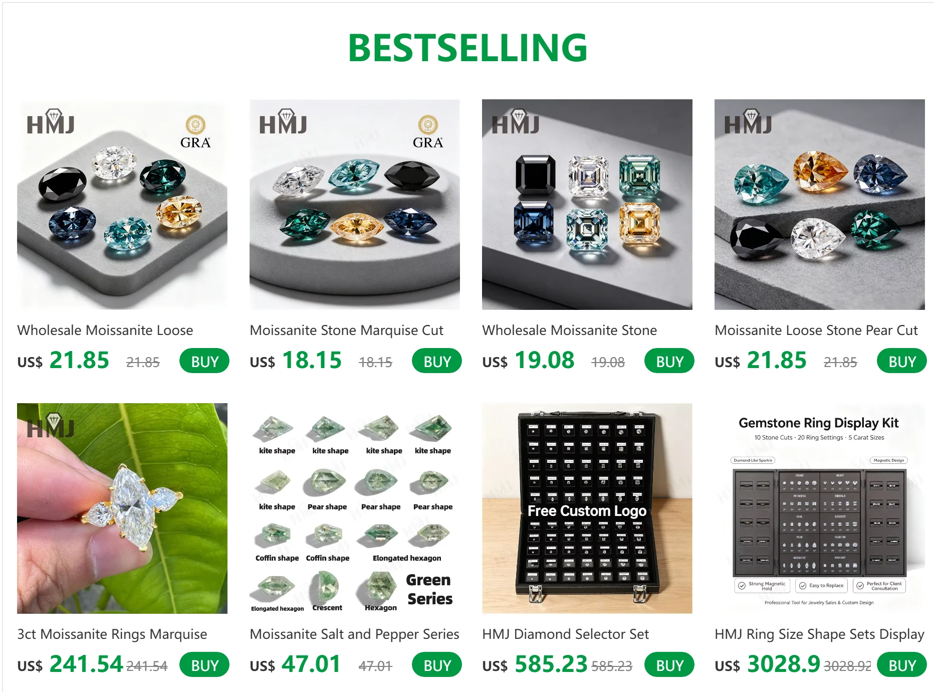 Moissanit Loser Stein, länglicher Kissen-Schliff, D-Farbe, VVS1, 3 Karat, im Labor gezüchteter Diamant, zertifiziert für Schmuckherstellung, Materialien im Großhandel – Detail 1