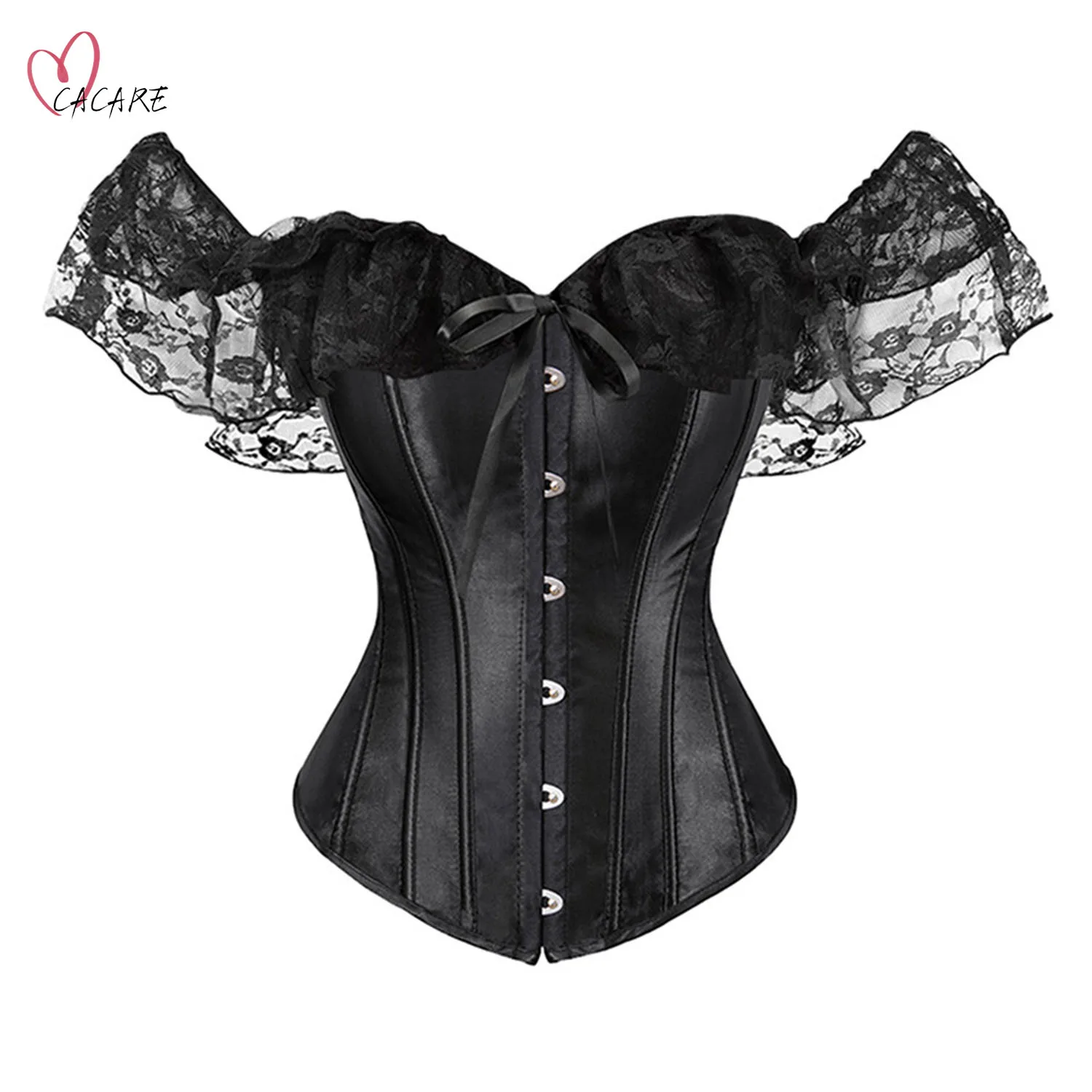 

2025 Satin Lace Corset Underbust Body Shaper Women Underwear Body Slimming Chest Harness Chest Compression Vest Lingerie 0631