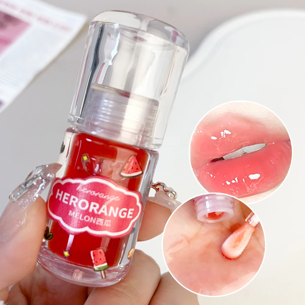 Transparent Jelly Lipstick Lasting Moisturizing Mirror Water Light Lip Gloss Clear Red Pink Lipgloss Tint Korean Makeup Cosmetic