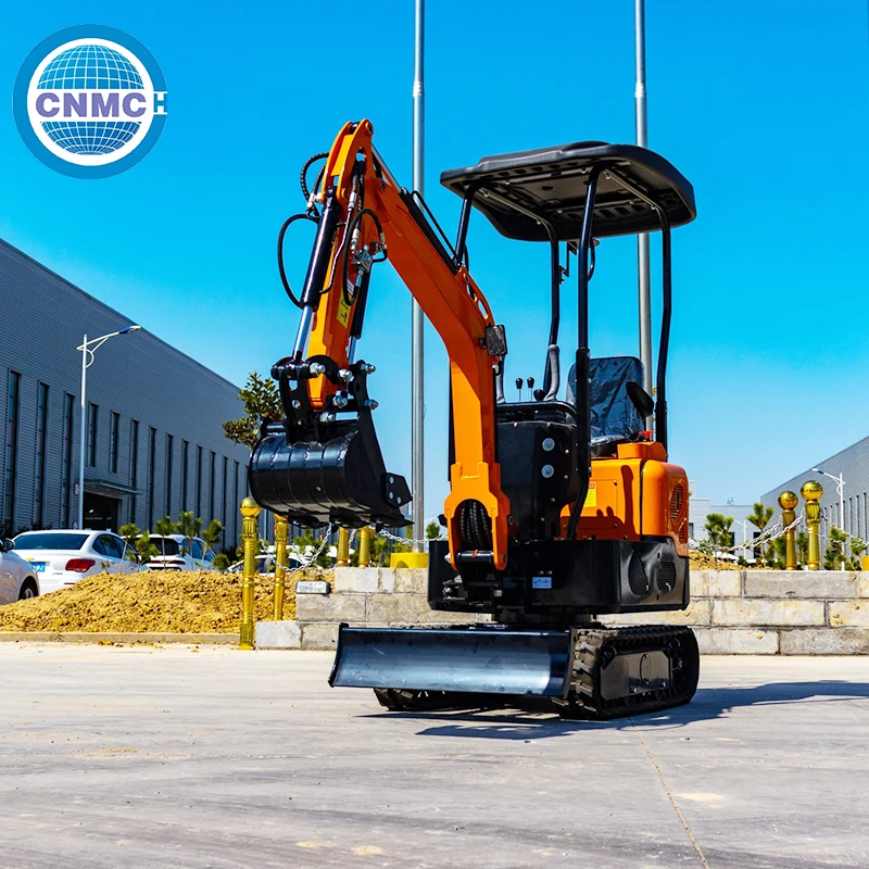 Miniescavadeira Kubota 1,5 T Fácil de operar Compacto Multifuncional Portátil Fabricado na China Crawler de jardim agrícola de alto desempenho