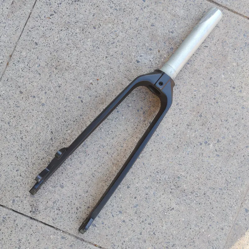 20 Zoll Scheibenbremsen-Vorderradgabel aus Aluminiumlegierung, starre Gabel, 406 Faltrad, Lithium-betriebene Fahrradgabel, zahnlos, 28,6 mm, 100 mm Gabel – Detail 4