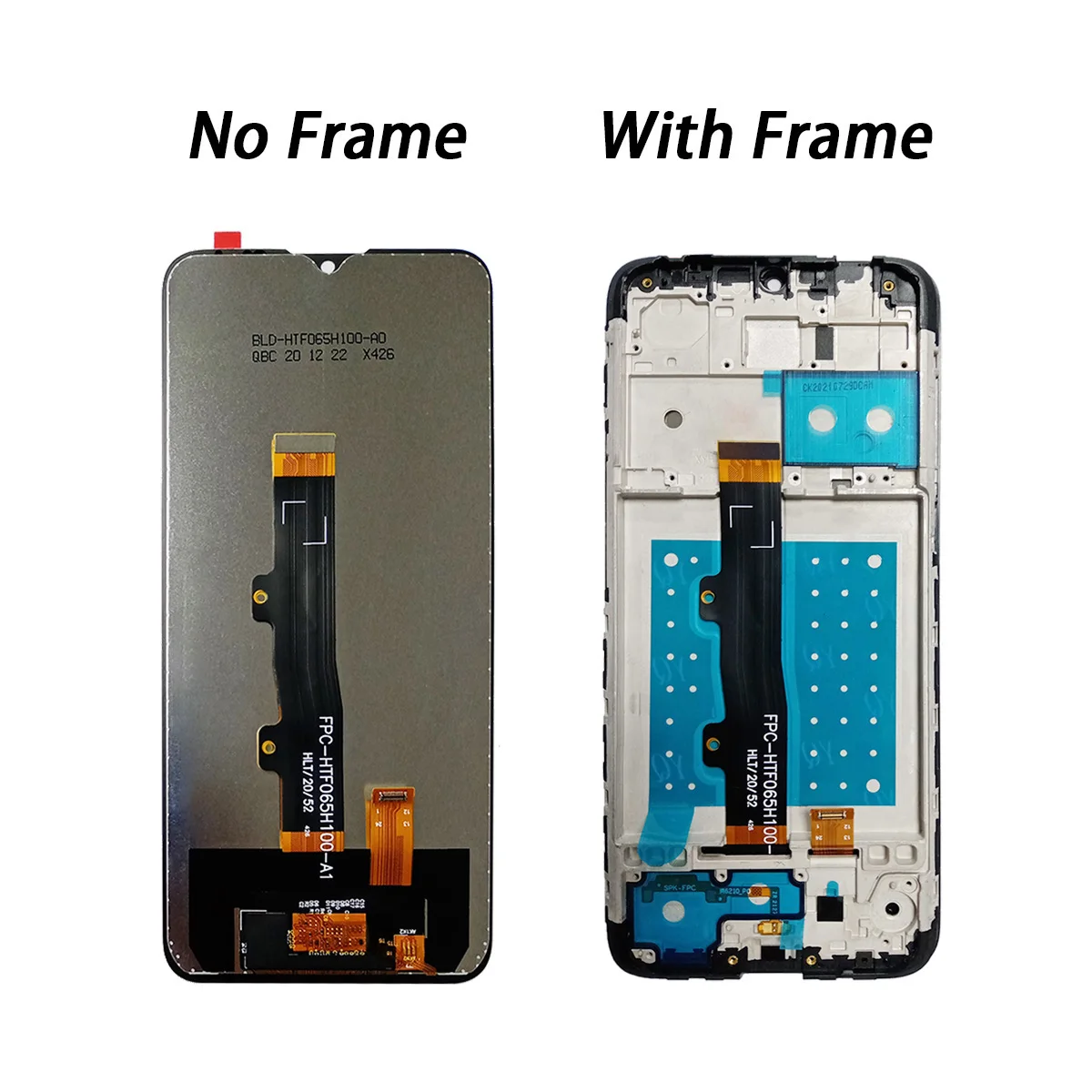 For Motorola Moto E7 LCD Display Touch Screen With Frame For Moto E7 XT2095-1 LCD Assembly Digitizer Replacement