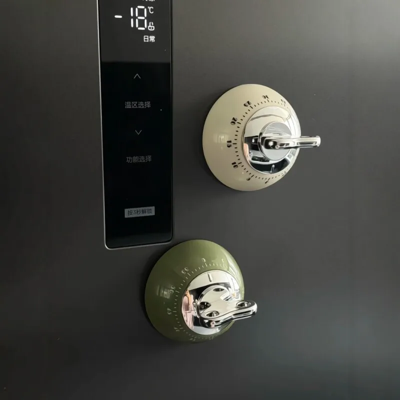Magnetic timer, refrigerator sticker,household light luxury precision countdown timer, adsorption desktop small alarm clock