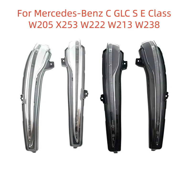 

For Mercedes-Benz C GLC S E Class W205 X253 W222 W213 W238 Car Exterior Reaview Mirror Turn Signal Light Blinker Indicator Lamp