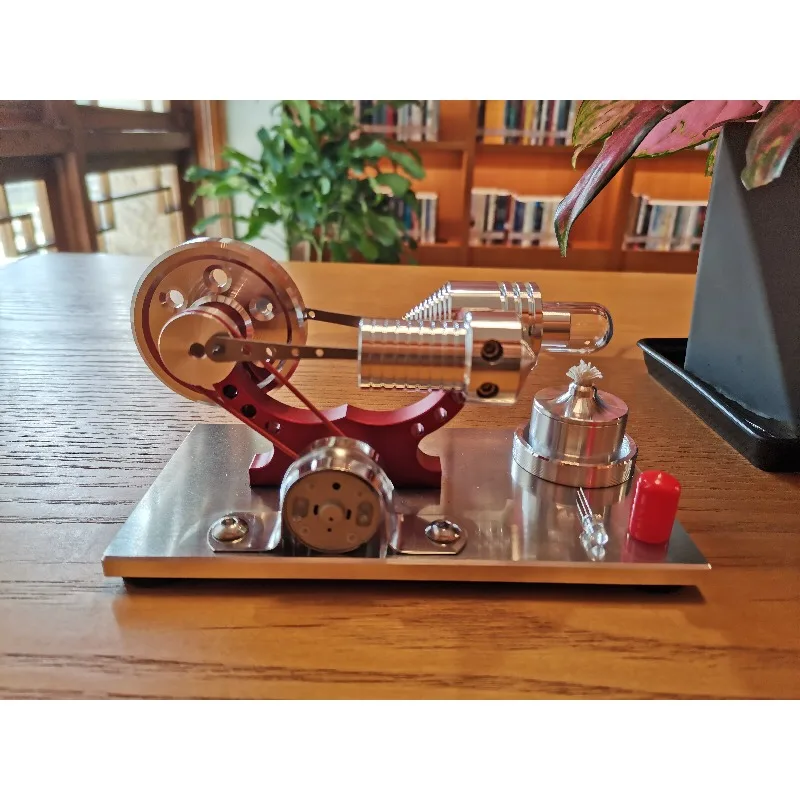 Stirling Engine Model, Micro Engine Generator Mechanical Hobby, Popular Science Car Toy Birthday Gift