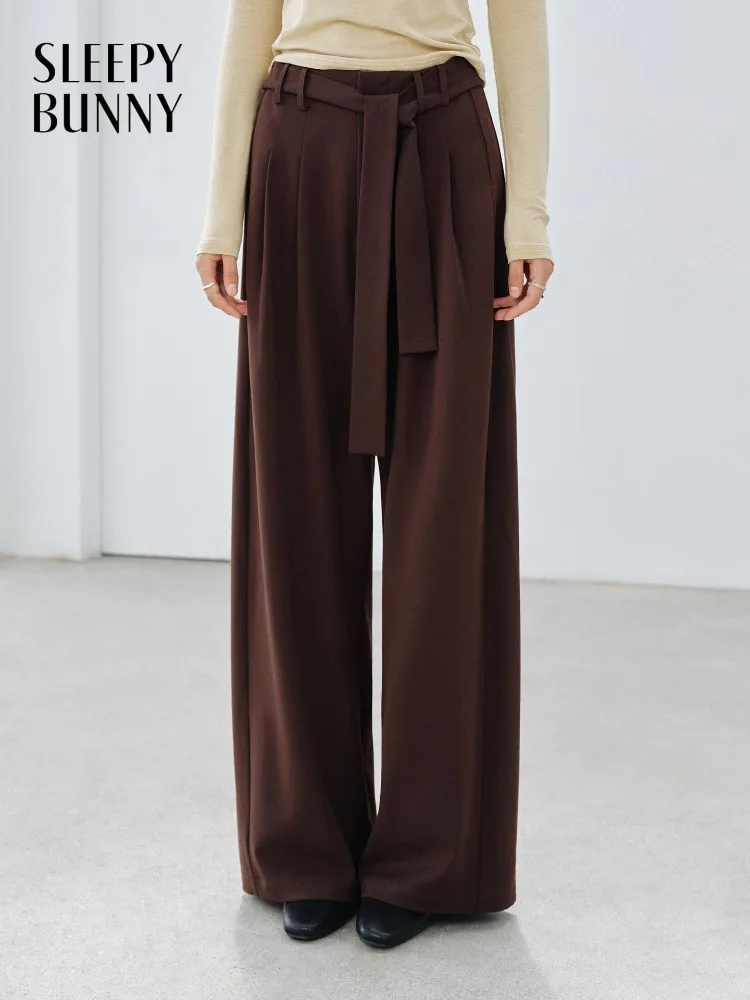 

Wide Leg Pants Women High Waist Trousers Elegant Loose Fit Straight Relaxed Suit Pants for Autumn Office Casual Fashion Outfit