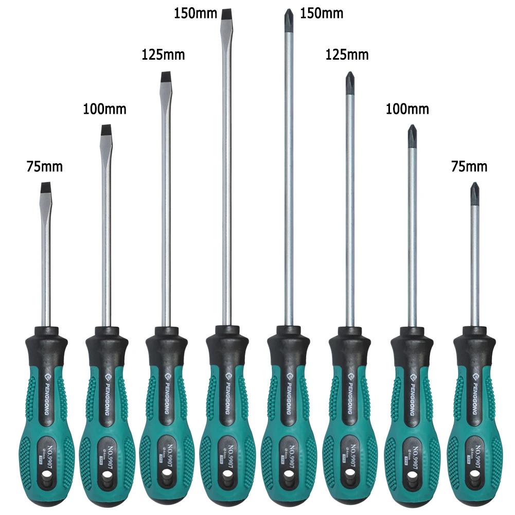 Multi-purpose Screwdrivers Insulated PP Handle Straight Screwdrivers Wear-resistant Accessories Home Maintenance Tools