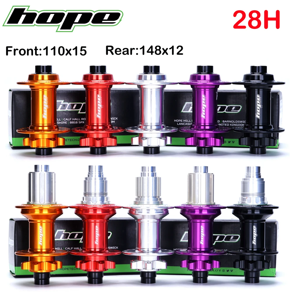 

HOPE Pro 4 Hub Front 32H QR 20x110/15x100 Rear 12x142 Boost 12x148 / XD aluminum alloy forging CNC for DH AM FR ENDURO