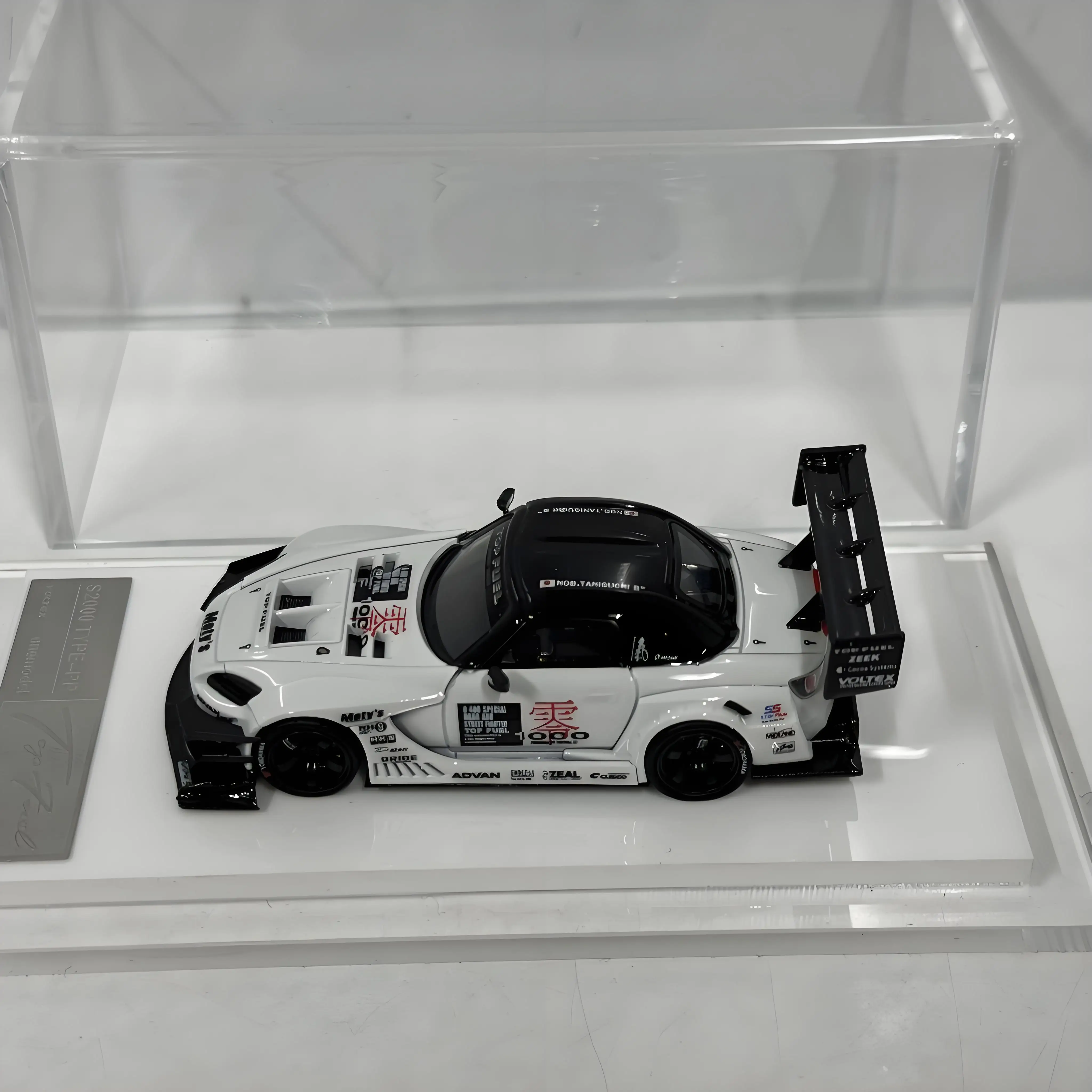 Onemodel 1/64 S2000 Type-RR ZERO 합금 자동차 다이캐스트 및 장난감 차량 자동차 모델 어린이를위한 미니어처 스케일 모델 자동차