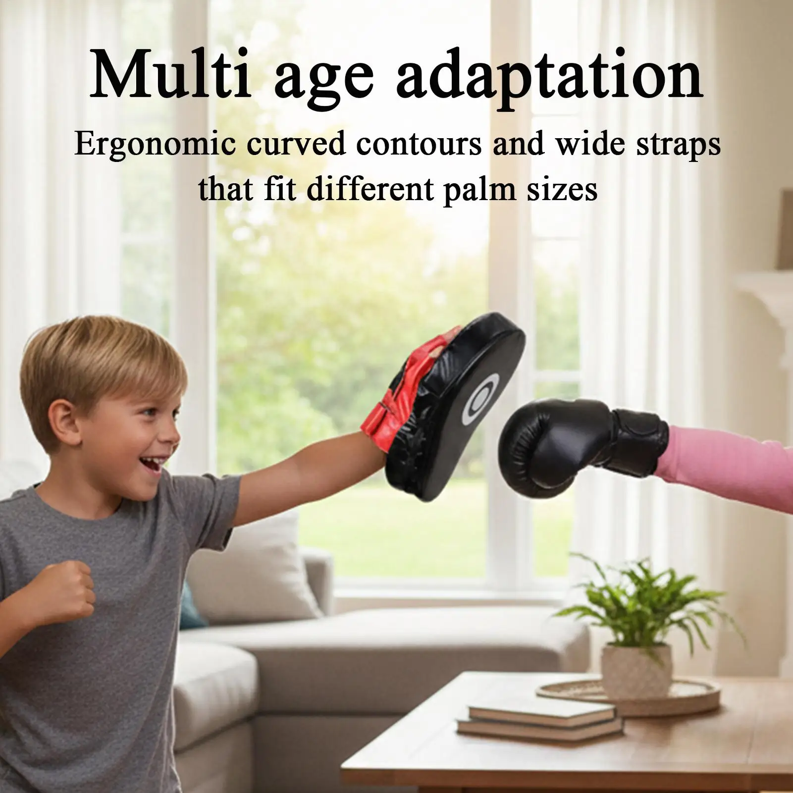 

Focus Mitts PU Leather Mitts Curved Punching Pads For Home Workout Workout Kickboxing Muay Thai Men Women Adult Kids Boy Girl