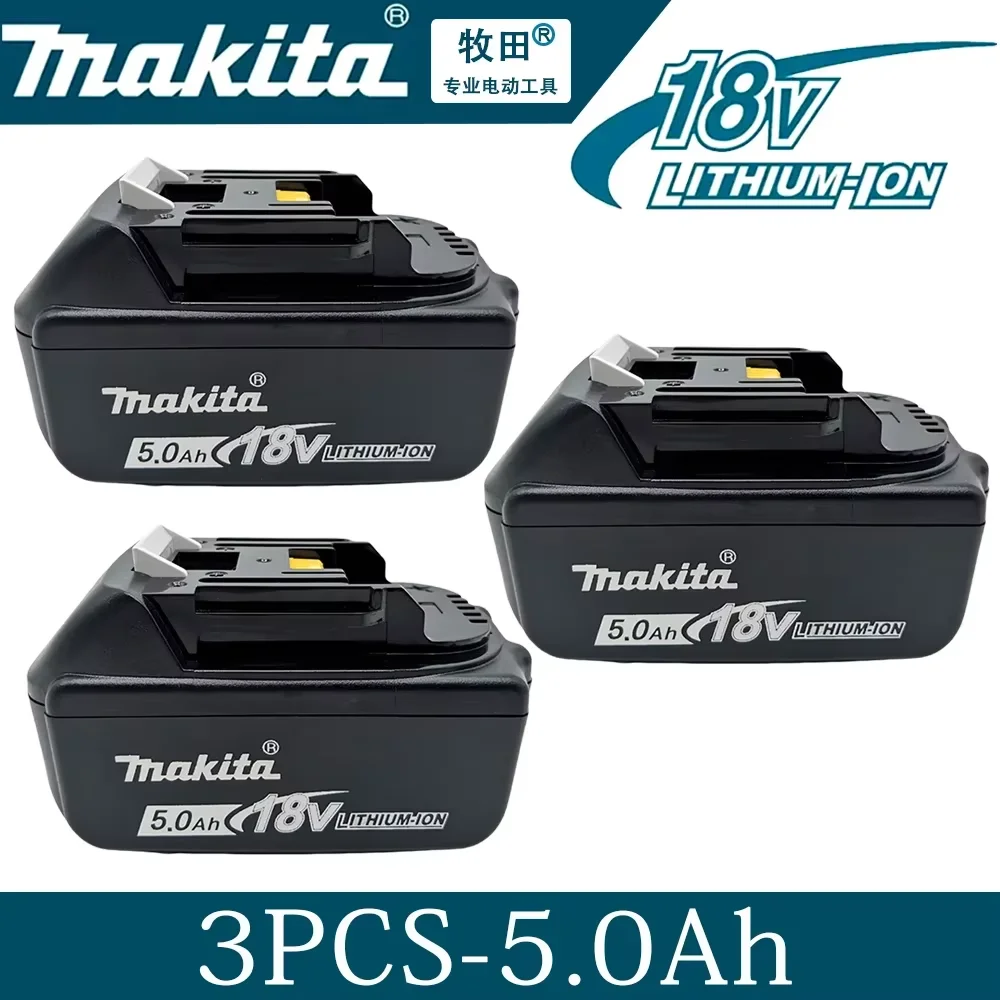 100% Genuine/Original Makita 18V Battery BL1830B BL1850B BL1850 BL1840 BL1860 BL1815 Makita 5Ah 18V Lithium Battery