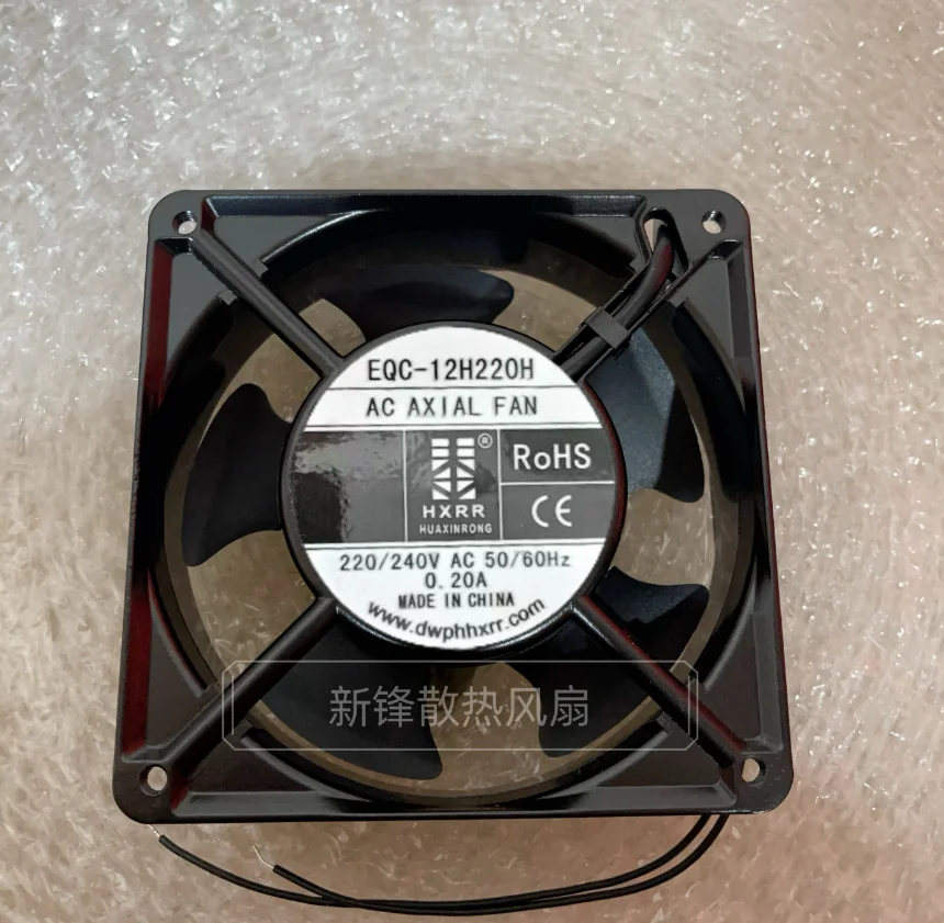 

EQC-12H220H AC 220/240 В 0,20 А 120x120x38 мм 2-проводной охлаждающий вентилятор для сервера