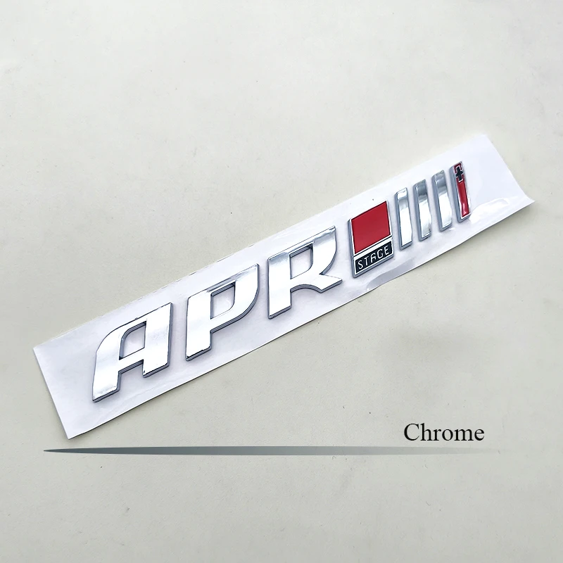 ثلاثية الأبعاد ABS شعار APR المرحلة III الأداء شعار رسائل سيارة الخلفي الجذع شارة ملصق لشركة فولكس فاجن جولف 6/7/CC وأودي A4/A6 الملحقات