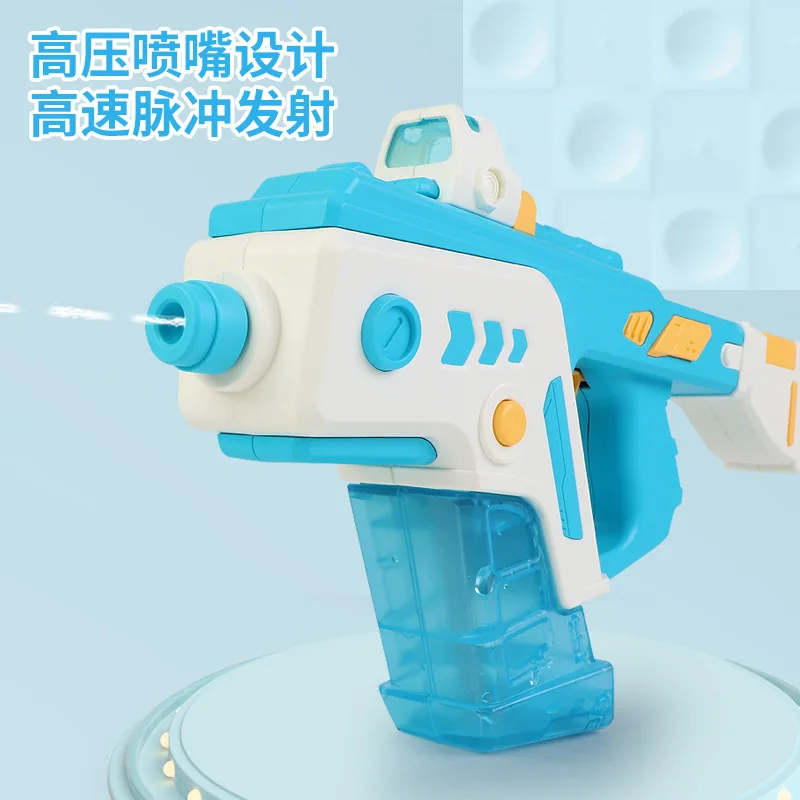 

Electric Pulse Water Gun High Pressure Water Play Fully Automatic Waterproof Squirting Water Gun Boy Children's Toys Outdoor