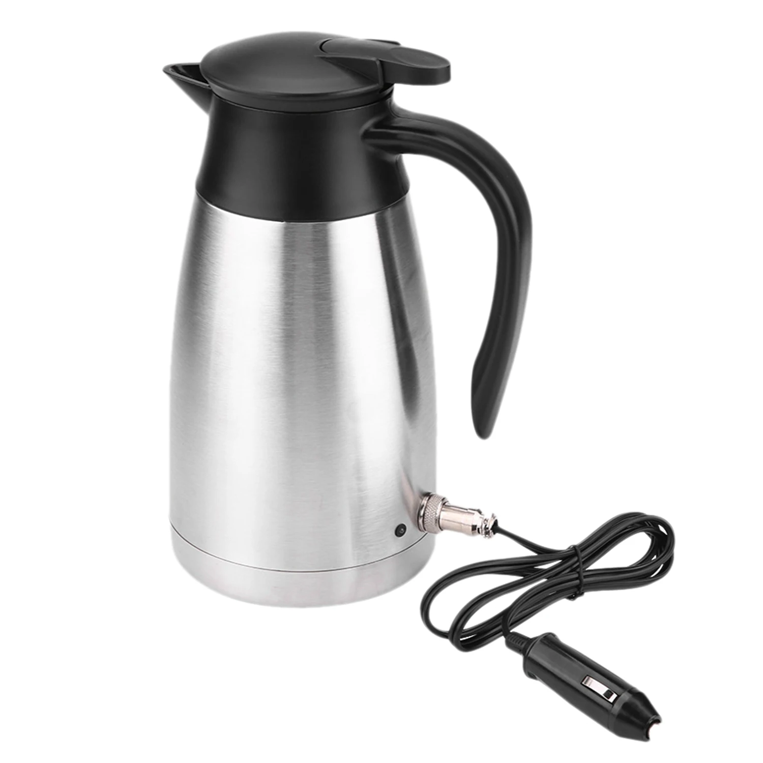 

1000Ml 12V/24V Car Heating Kettle Stainless Steel Electric Heating Cup Kettle Water Heater Kettle for Car