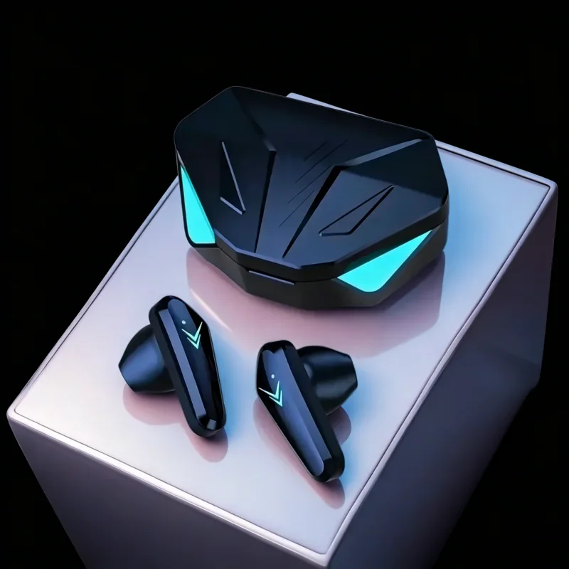 TWS X15 Wireless In Ear Earphones 9D Stereo Music HiFi Headphones 65ms Low Latency Gamer Earbuds Esport Gaming Headset with Mic