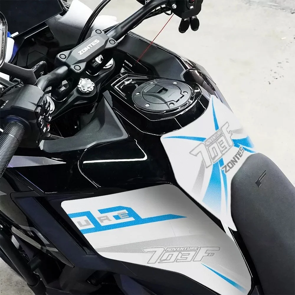 Fuel Tank Decal for ZONTES 703F: Matte 