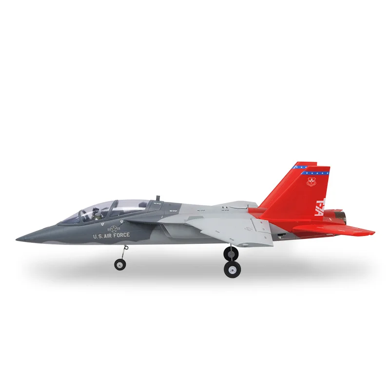 Xfly جديد Rc 64 مللي متر سلسلة القناة T-7a النسر الأحمر المدرب التحكم عن بعد نموذج PNP 4S نموذج طائرة كهربائية لعبة التدريب المبتدئين