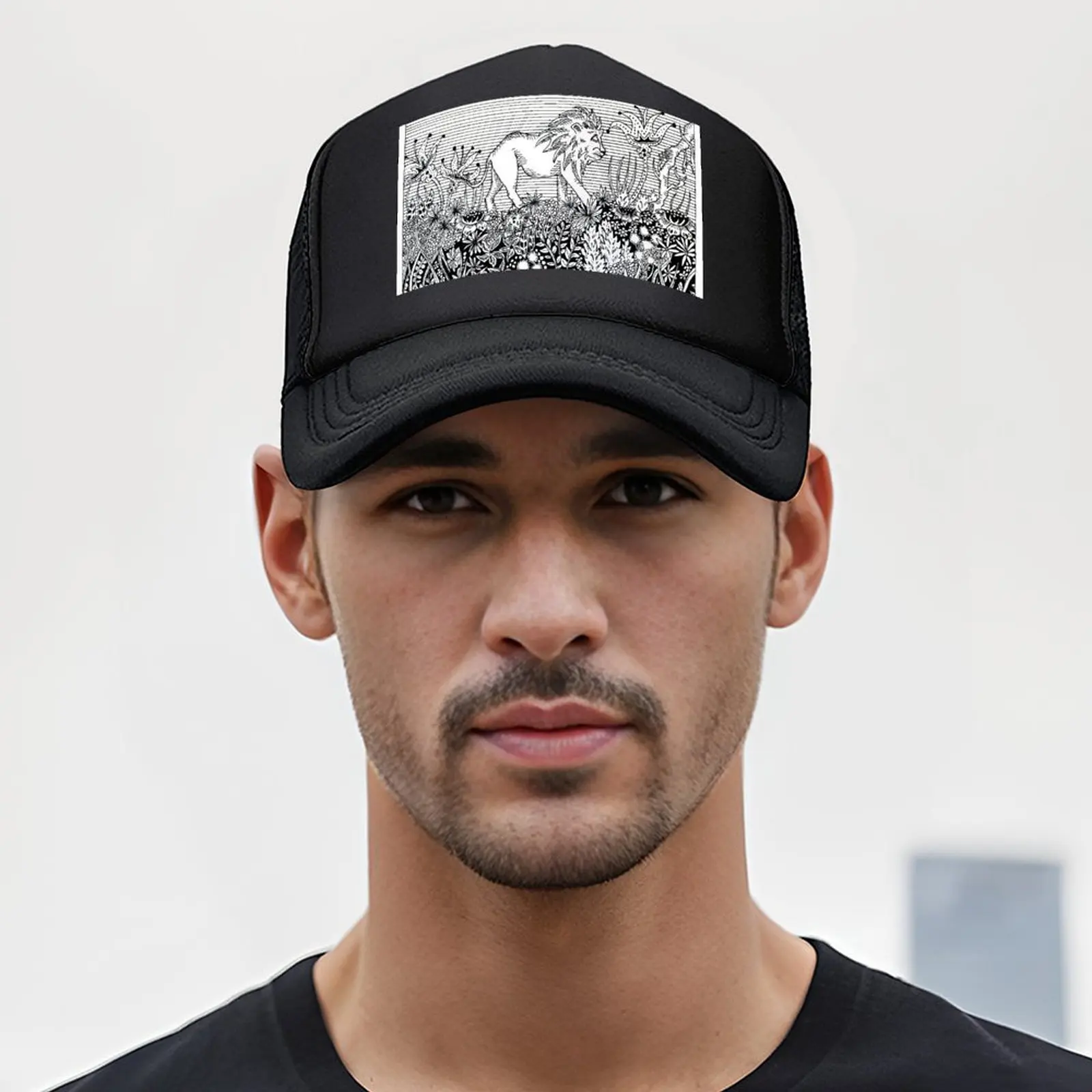 الأسد قبعة بيسبول خمر Snapback قبعة قناع الاطفال قبعة قبعات للحماية من الشمس للنساء والرجال