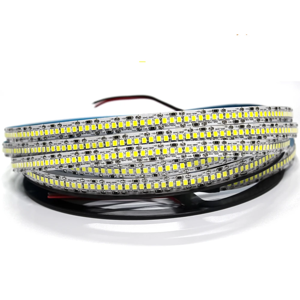 5m LED Strip Light 24V 12V 2835 240LED 120 leds  Flexible Led Tape High Density  Daylight  Car Boat Ship Natural White 4000k