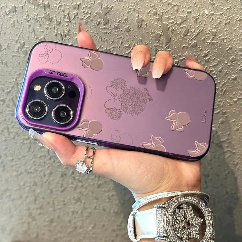 ディズニーかわいいミッキーマウスアバター電話ケース iPhone 14 プロ 15 プラス 13 プロマックス 12 11 X XS XR 12 13Mini 7 8 プラス Y2K ガールカバー