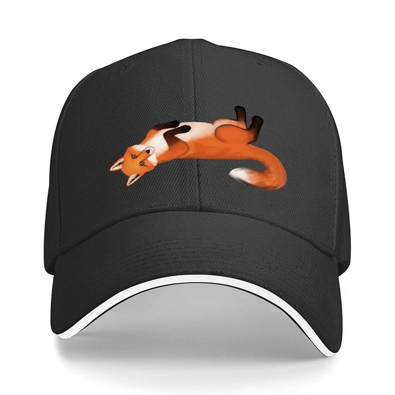 

Little Foxes in a Fantasy Forest on Cream Baseball Cap custom caps fashionable Male hat Visor Caps Women Men's