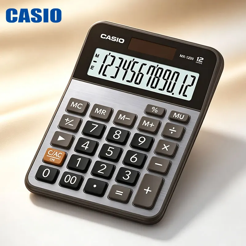 Casio MX-120B/MX-12B/AX-12B/AX-120B/DX-120B Portable business calculator, elegant business store cashier daily reconciliation