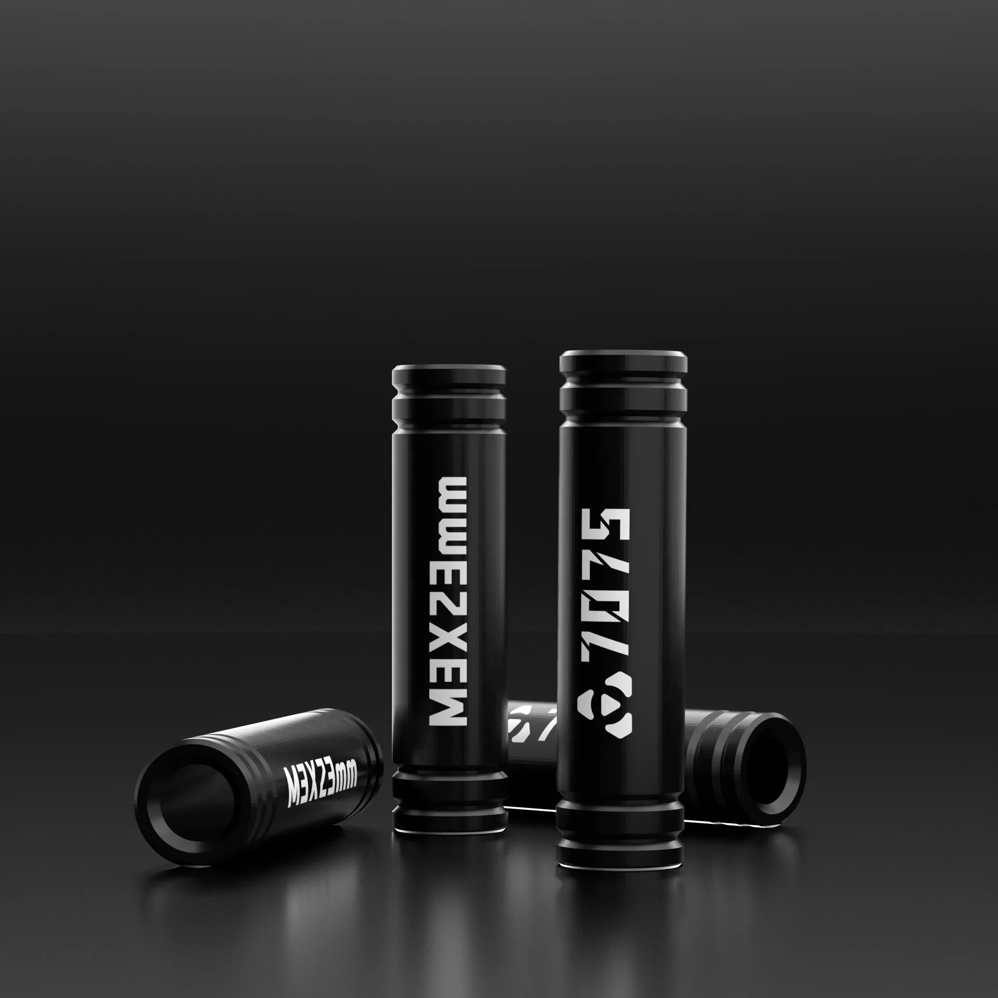 12PCS DolphinRC 7075 Aluminum Column Standoff M3*23mm For High-Strength Racing Ultra-Lightweight Dual-End Through-Hole Part