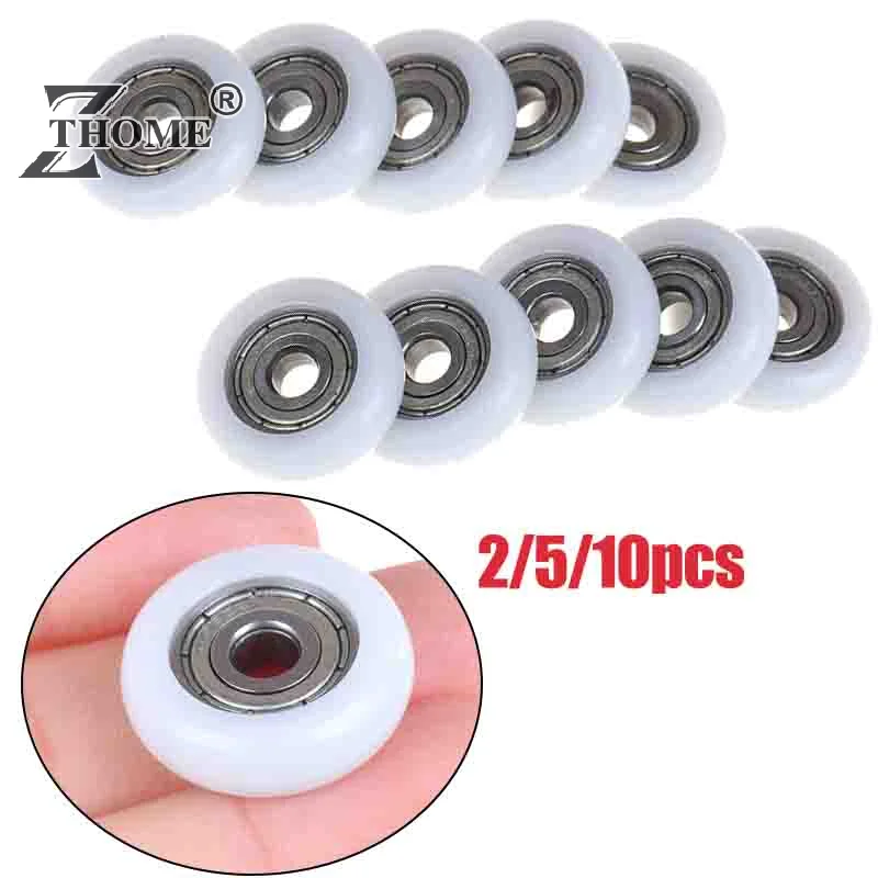 2/5/10pcs sliding shower roller wheel plastic door replacement roller wheel