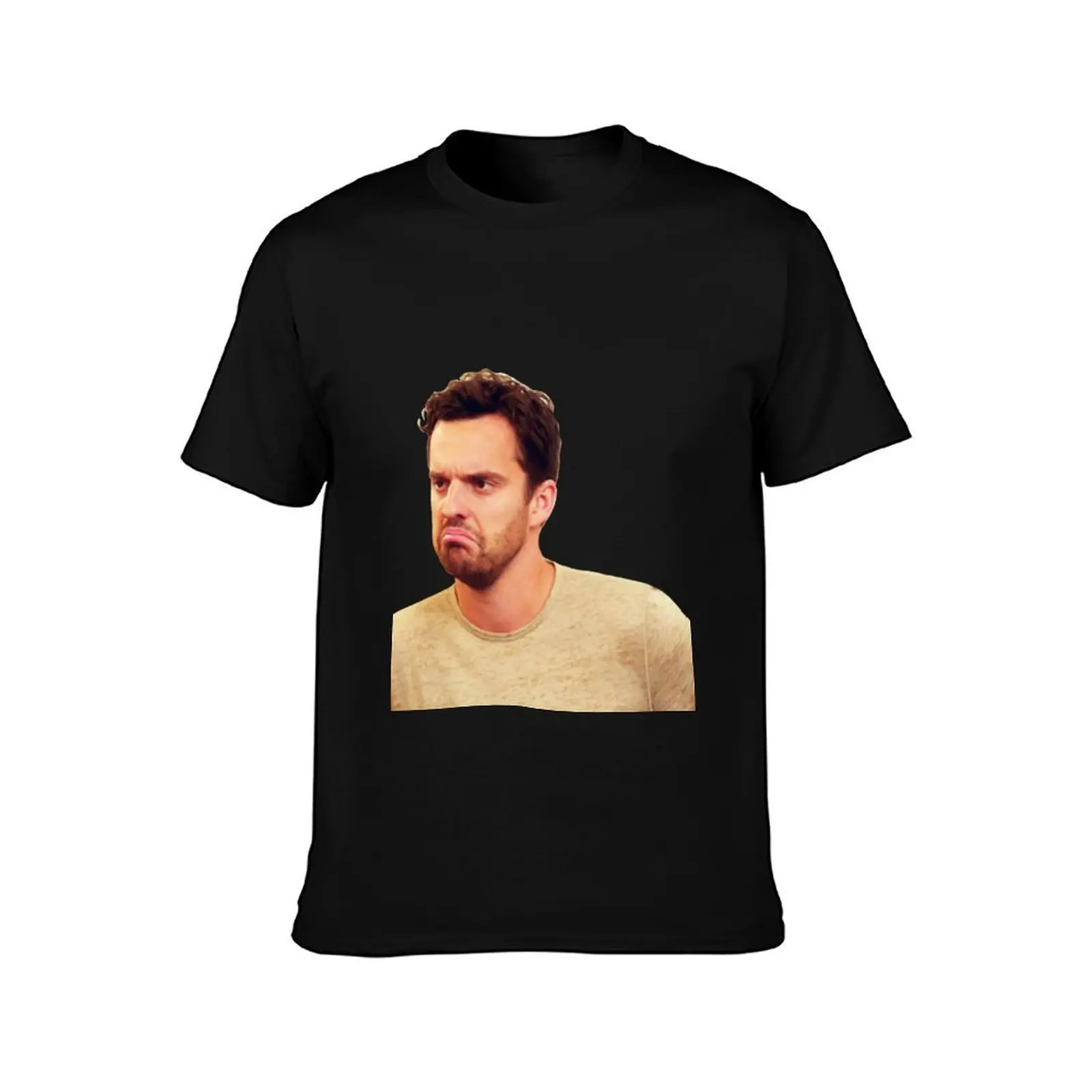 Nick miller new girl T-Shirt Standard Fit Solid Tee Shirt T-Shirt