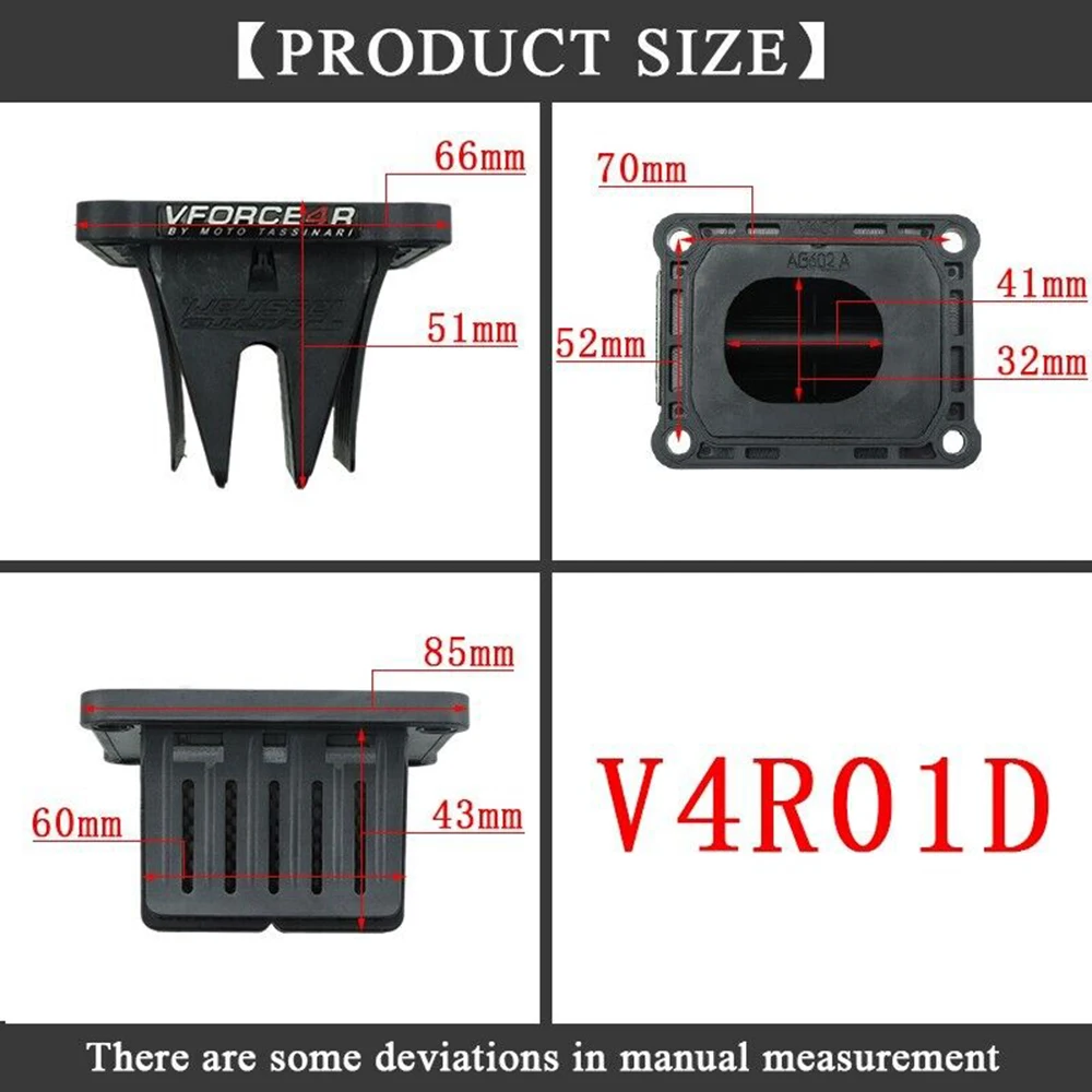 For Honda cr125r nsr125 1987-2000 2002 Reed Valve Cage System V Force CR NSR 125 Motos V-Force Delta 2 NSR125 CR125 Reed Valve