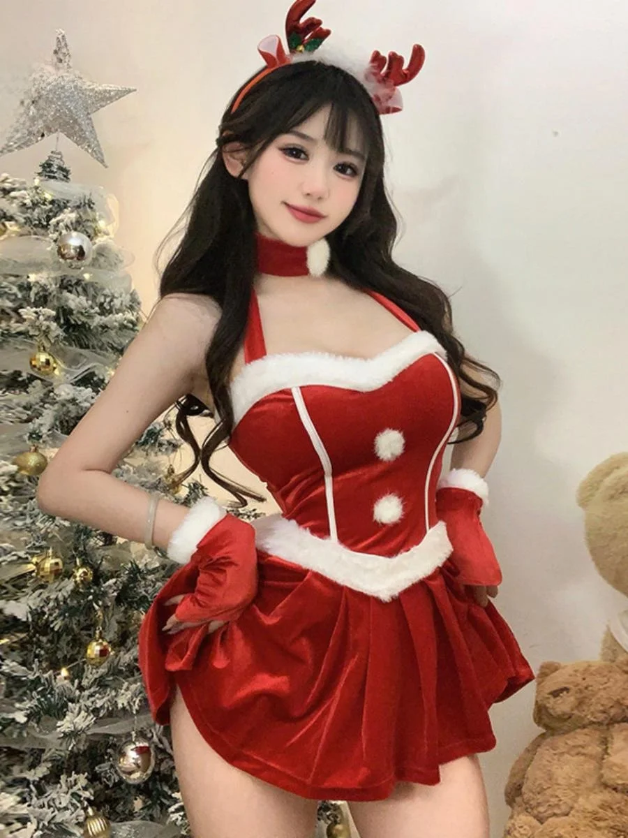 Sexy Samt Dr Damen Halloween Bühnenkostüm Fem Broaasters Pure Desire Cisas Faion ow Outfit