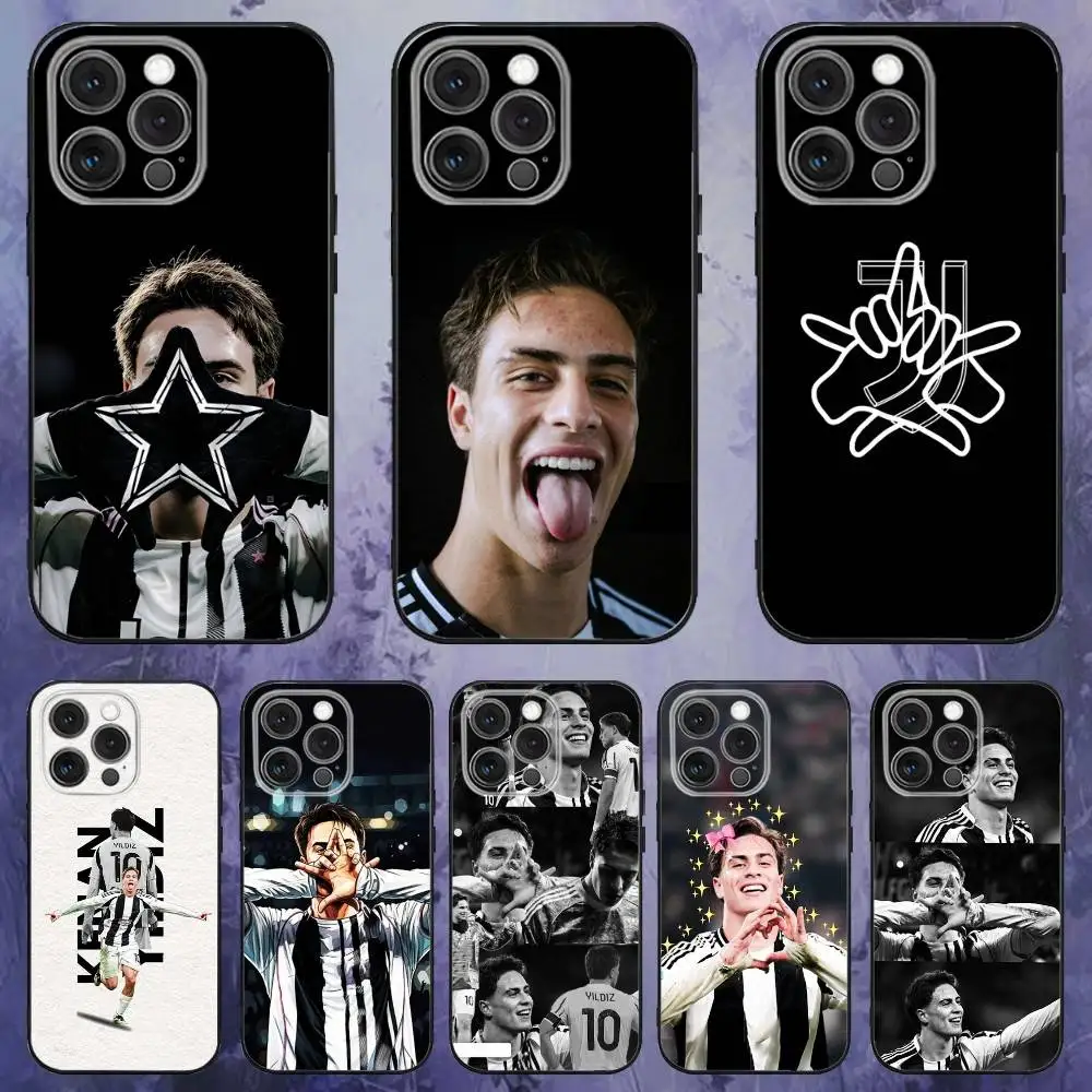 Turkish Star K-Kenan Y-Yildiz 10 For iPhone 12,16,13,14,15,17,11,Pro,Max,Plus,E,Air,Mini Soft to Skin-friendly Black phone case