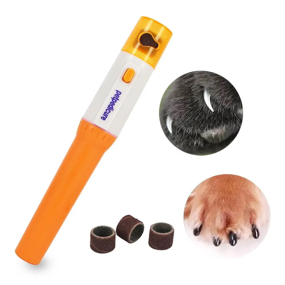 Newest Nail File Kit Electrical Scissors Pet Nail Grooming Grinder Trimmer Grinder Pet Manicure Dog Cat Clipper