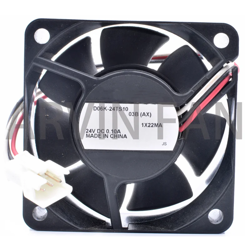 Brand New Original D06K-24TS10 6cm 6025 60x60x25mm 60mm Fan 24V 0.10A Quiet Inverter Cooling Fan