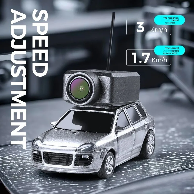 1:64 Mini Remote Control Car FPV Remote Control Camera Car APP Control Desktop Drift Toy Car