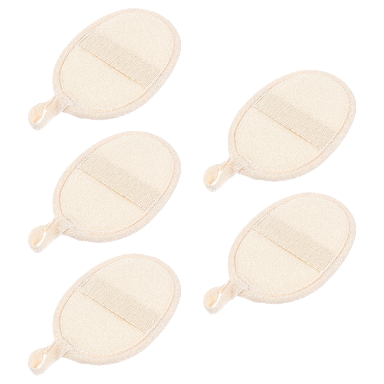 

5 Pcs Tool No Hurting Hands Loofah Bath Towel Travel Body Scrub Sponges Nylon Rope Scrubber Home Bathing Towels