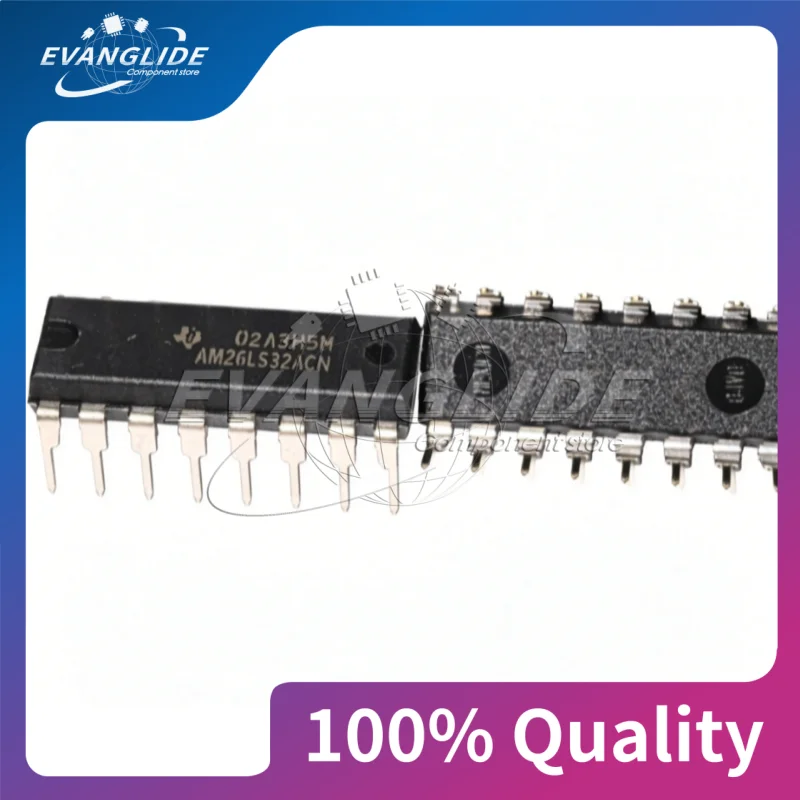 2 PCS/LOT AM26LS32ACN Four-channel differential line receiver DIP16