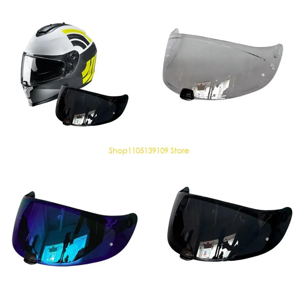 P5ED Motorcycle Helmets Visors Scratch Resistant Len For C70 IS-17 Helmet