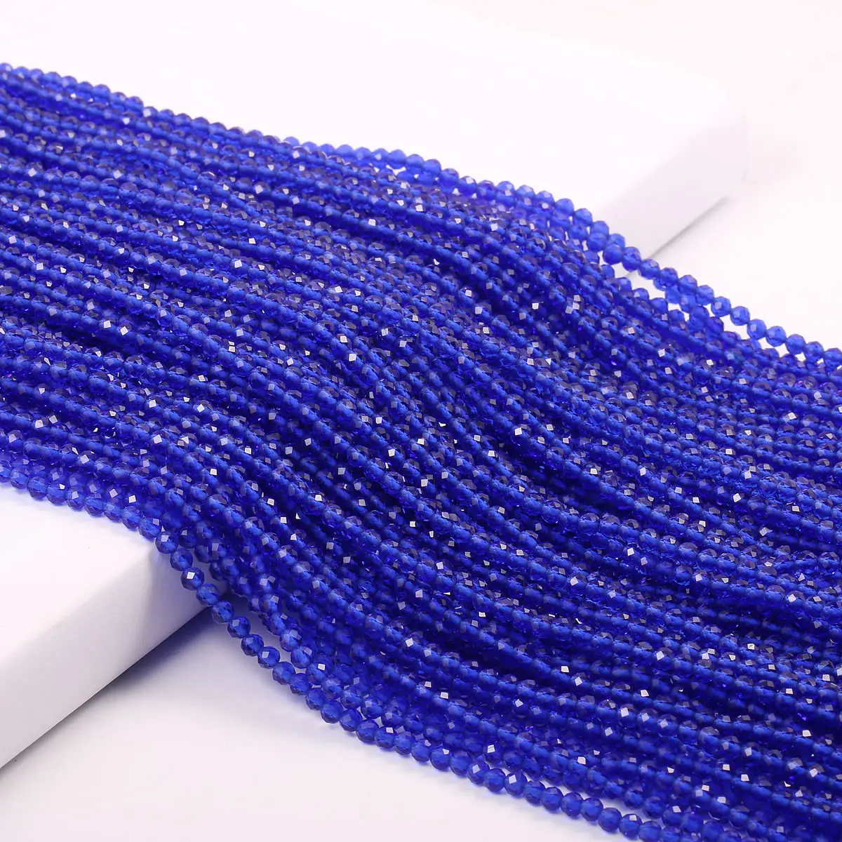 5 Strings Natural Spinel Beads Faceted round Spacer Loose Beads for DIY Bracelet Necklace Handmade Jewelry Making Accessories