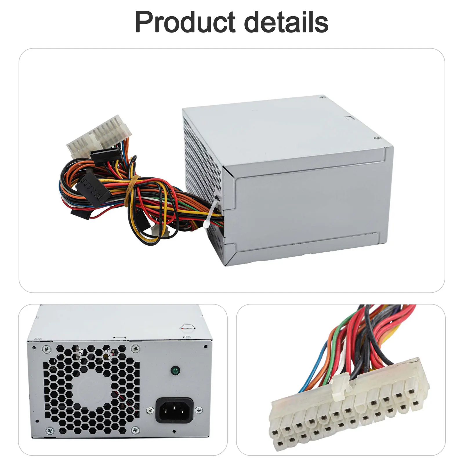 

Блок питания DPS-300AB-73A 300 Вт для игровых ПК, серебристый, с тихим вентилятором, 25 дБ, низкий уровень шума