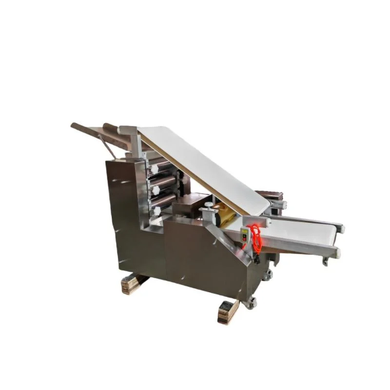 para máquina automática de pan plano de 5-50 cm: rodillo y laminadora de harina para tortilla/Pita/pan árabe/pizza para uso comercial en panadería