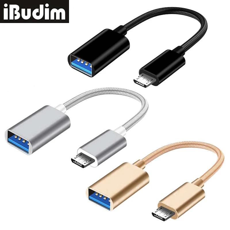 Micro USB OTG Cable Adapter for Xiaomi Redmi Micro USB OTG Connector for Samsung USB 2.0 OTG Adapter for USB Flash Drive